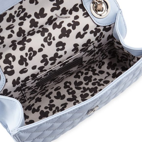 Blue Rebecca Minkoff Mini "Quilted Affair" Bag - Picture 5 of 6